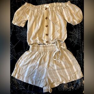 Revamped Striped Coord Set - Size Small